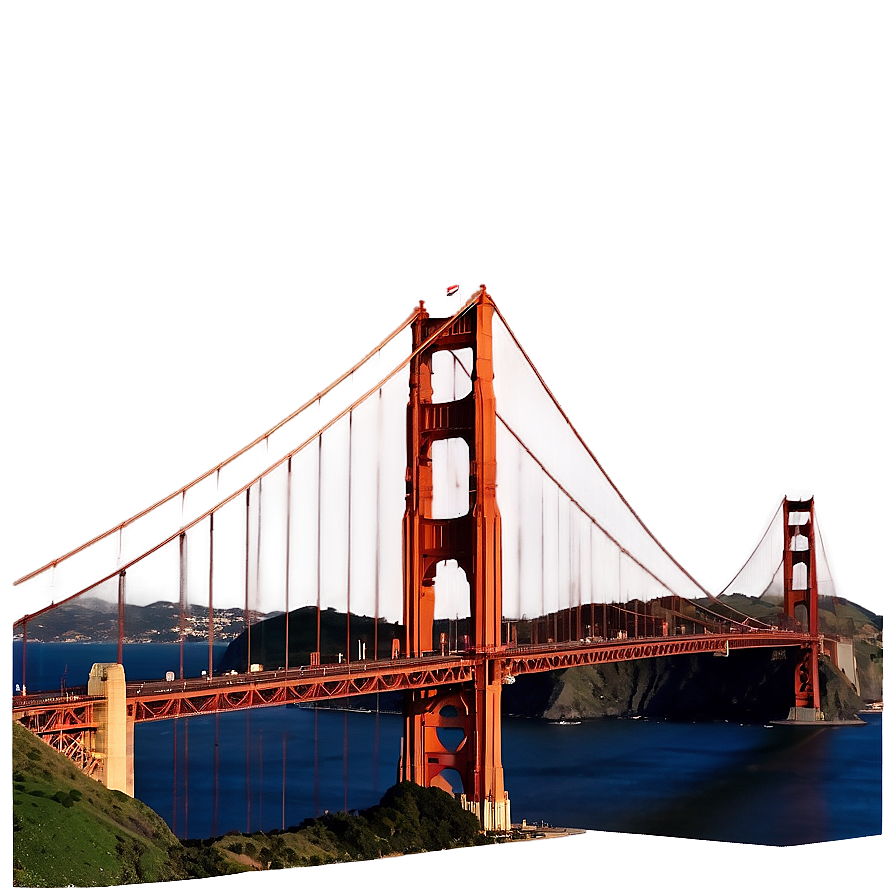 Golden Gate Bridge At Twilight Png 48 PNG