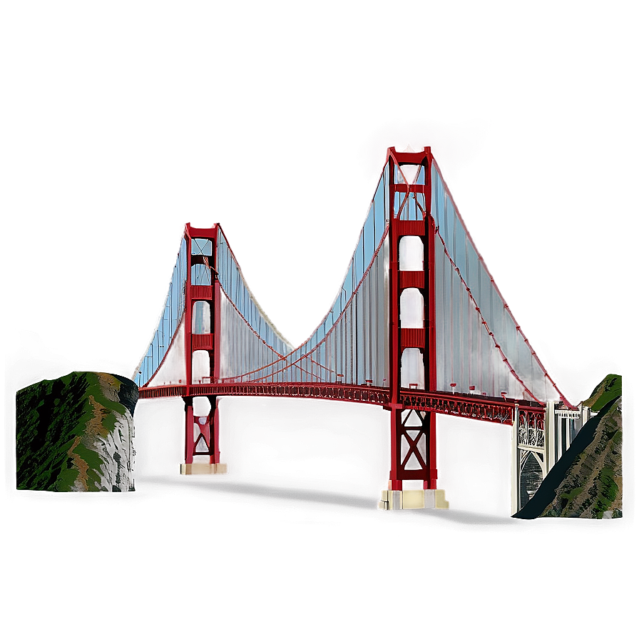 Golden Gate Bridge B PNG