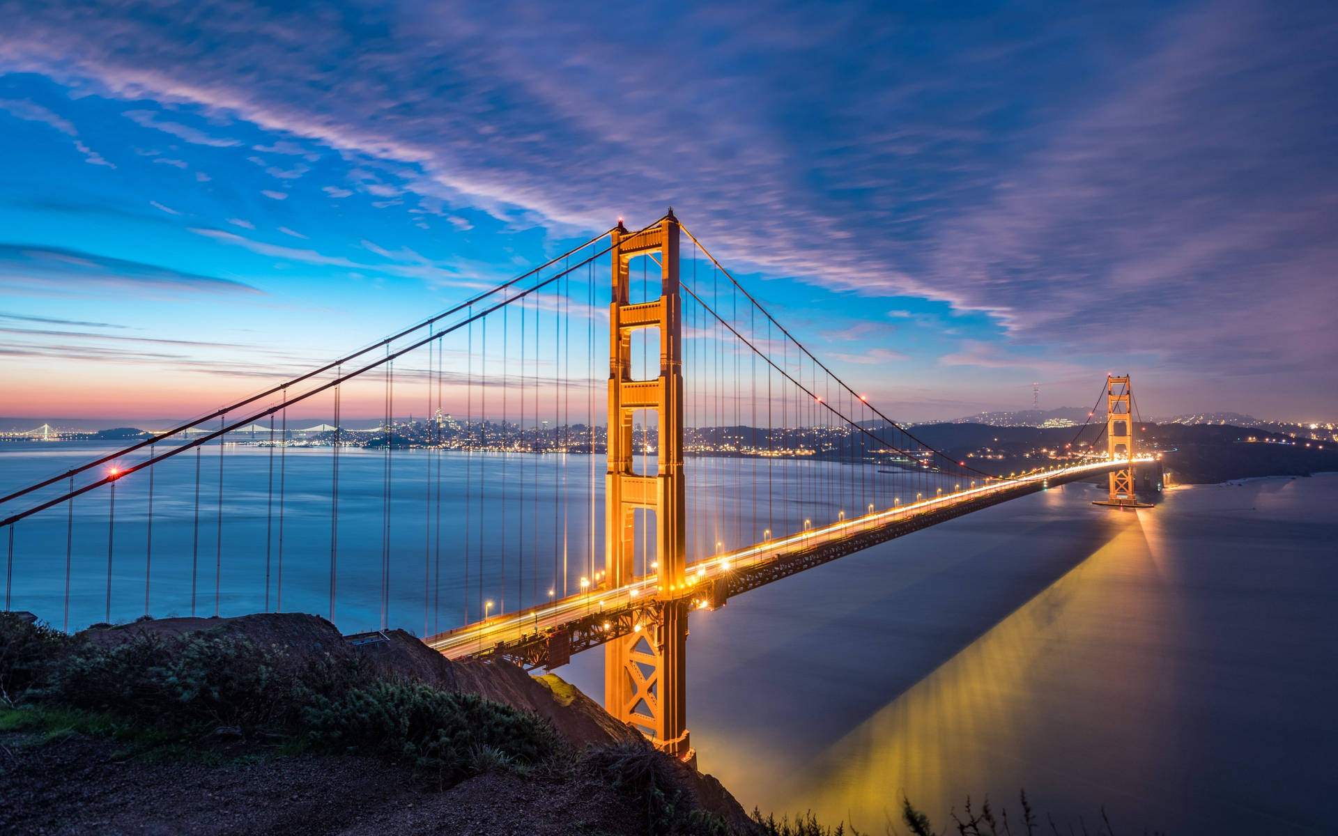 Golden Gate Bridge Beautiful Sky Wallpaper