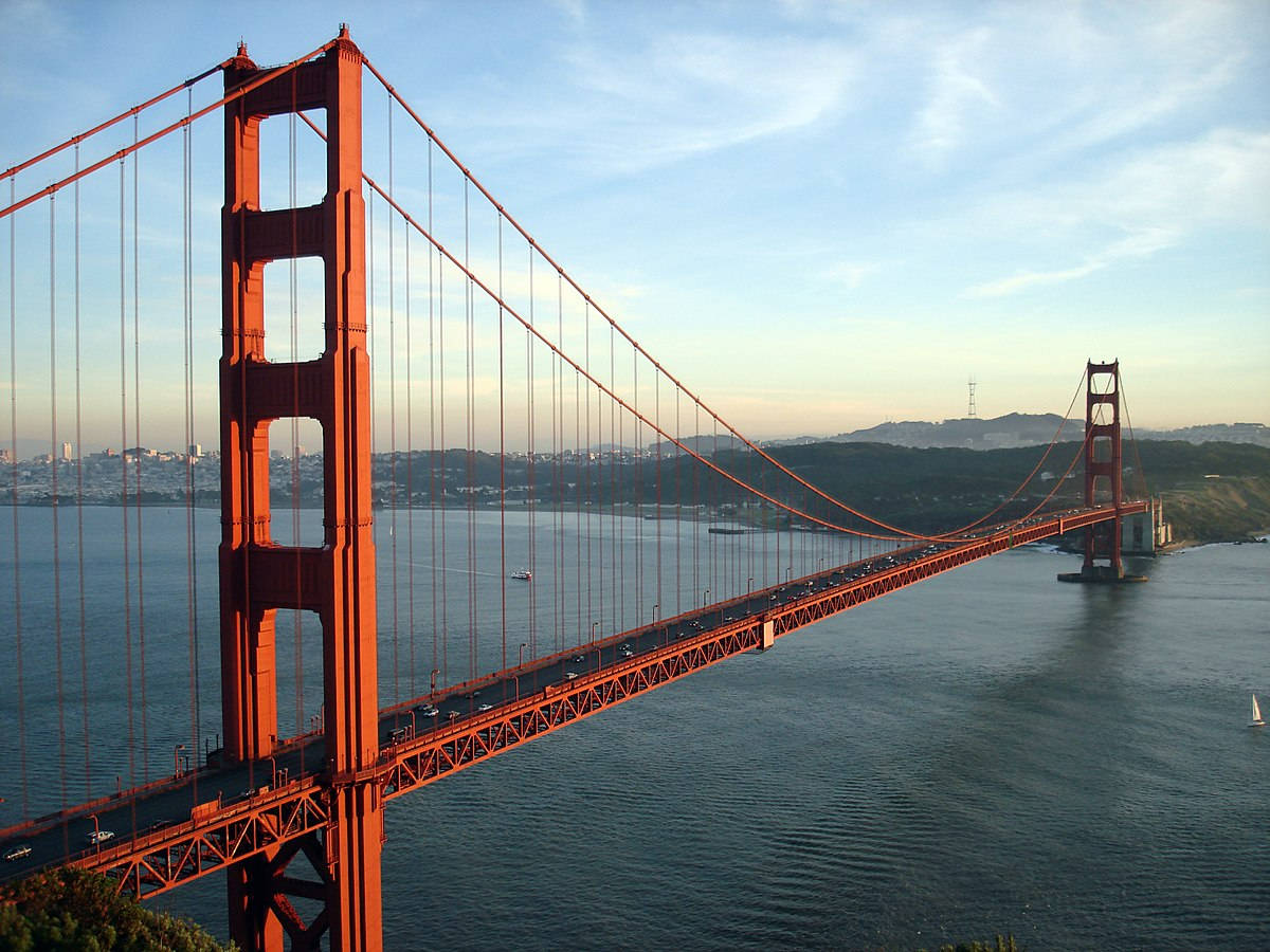 Golden Gate Bridge Dusky Sky Wallpaper