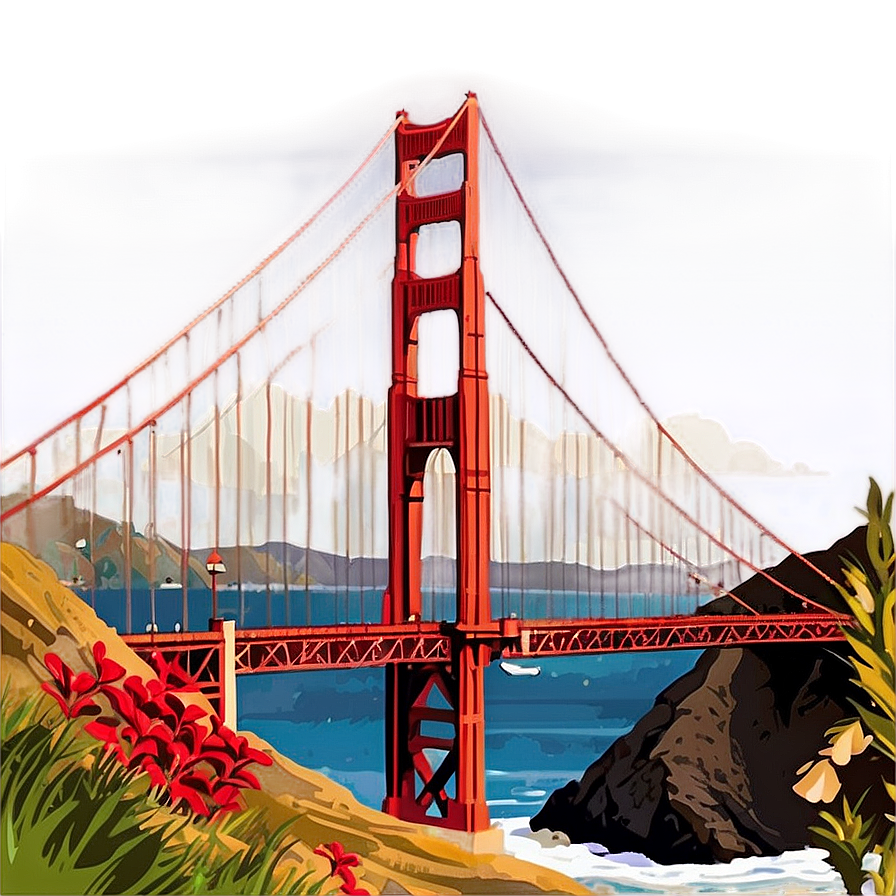 Golden Gate Bridge From Baker Beach Png 73 PNG