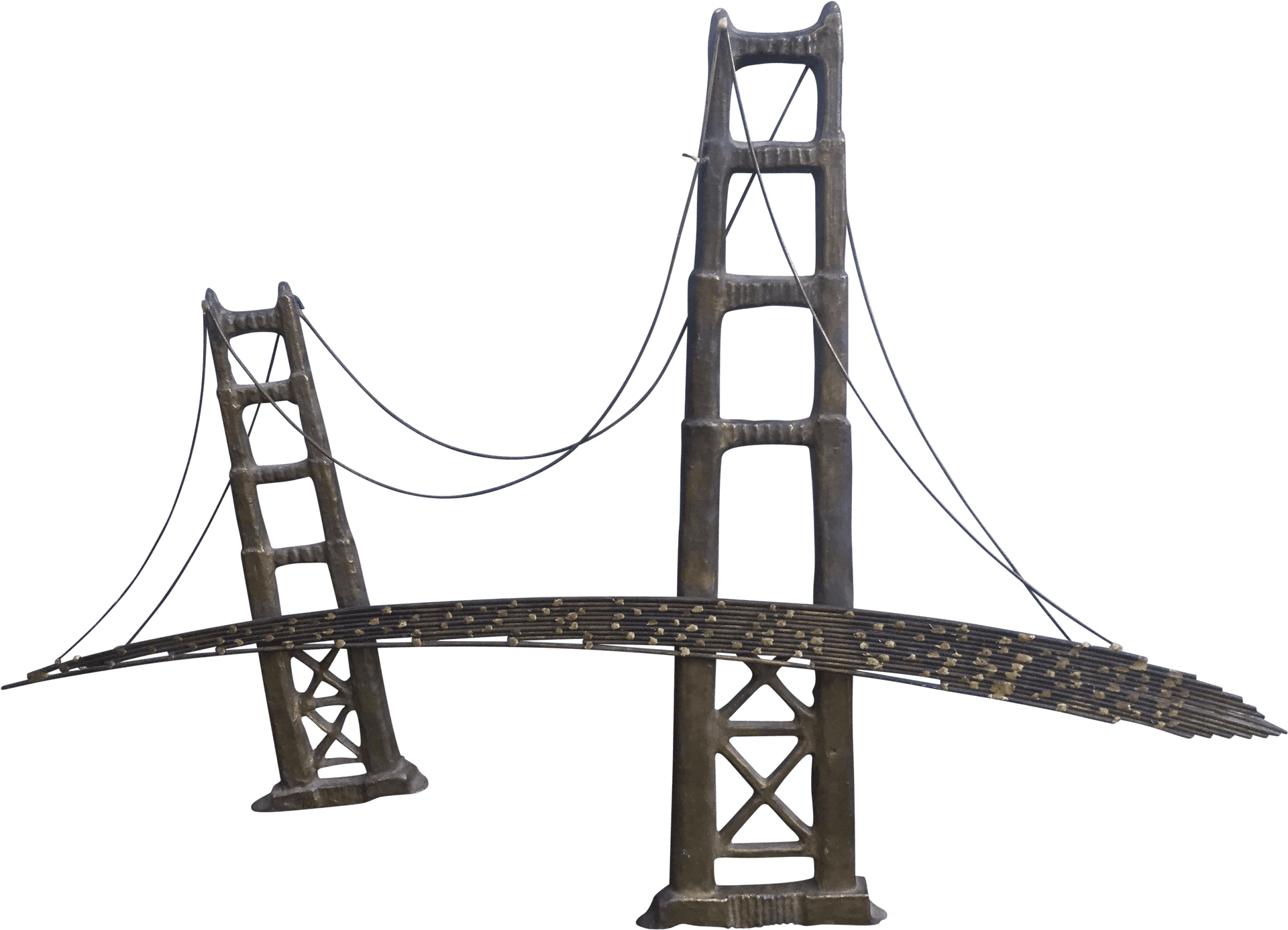 Golden Gate Bridge Model PNG