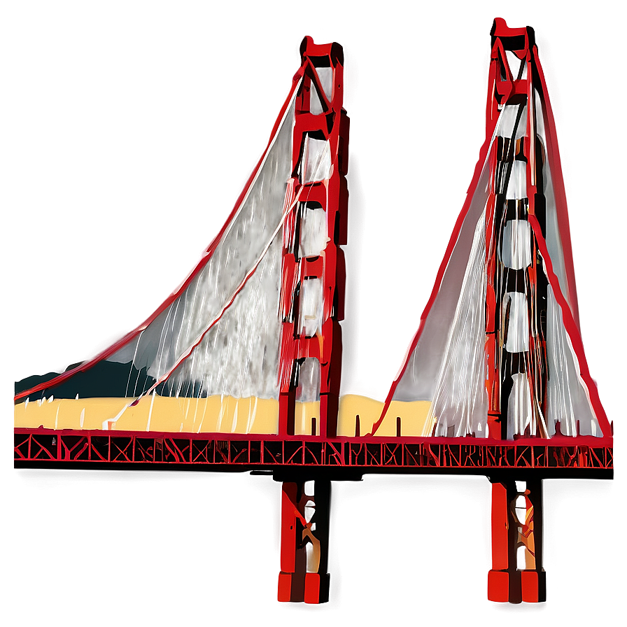 Golden Gate Bridge San Francisco Png Rsw92 PNG