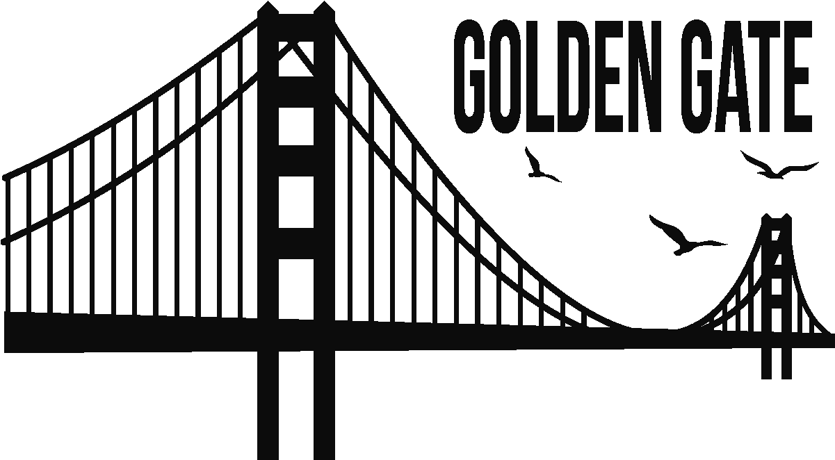 Golden Gate Bridge Silhouette PNG