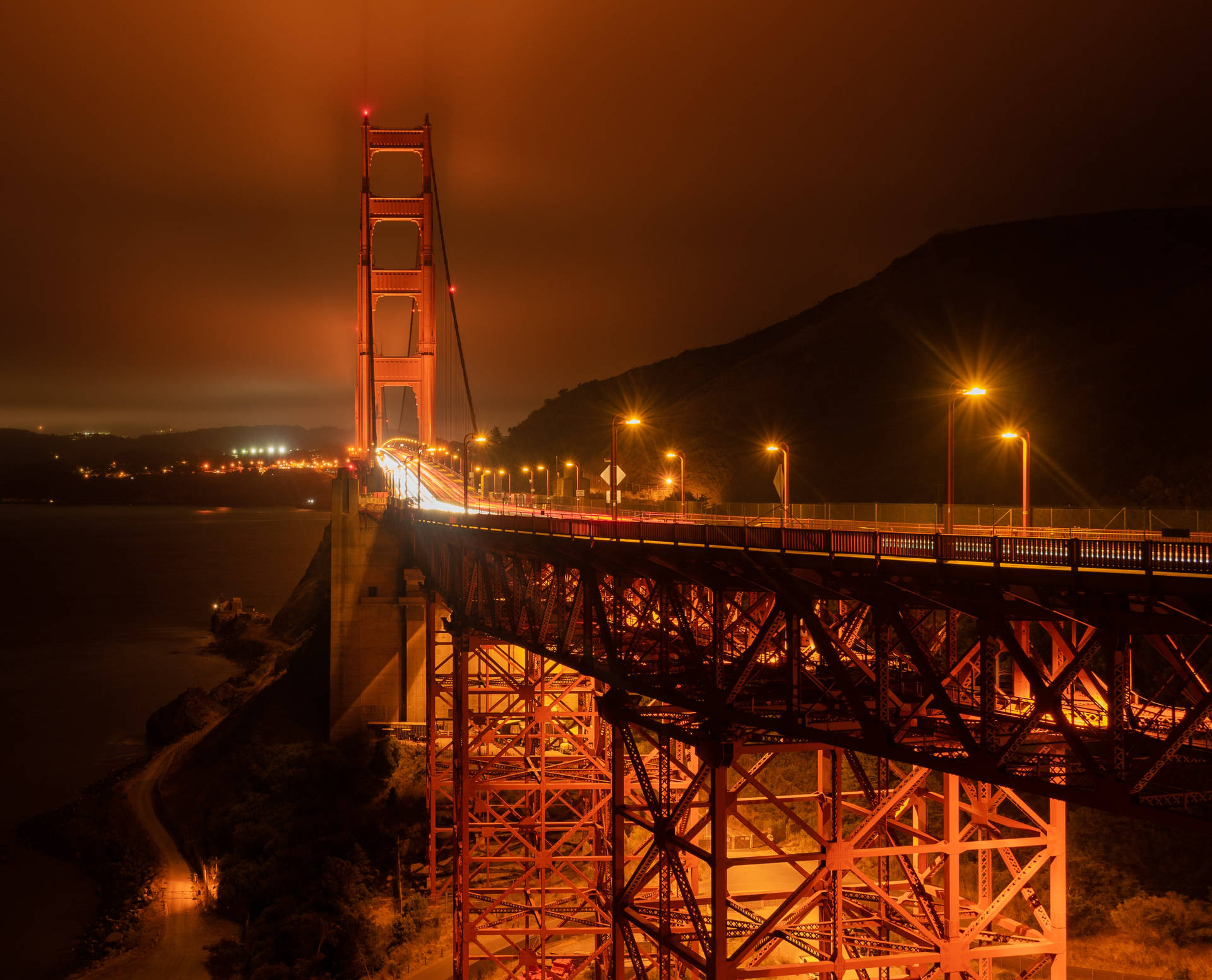 Estructuradel Puente Golden Gate Fondo de pantalla