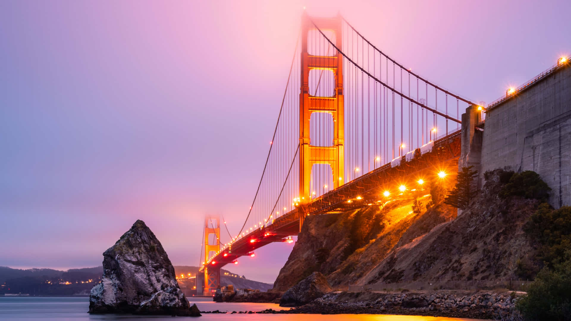 Golden Gate Bridge Twilight4 K Wallpaper