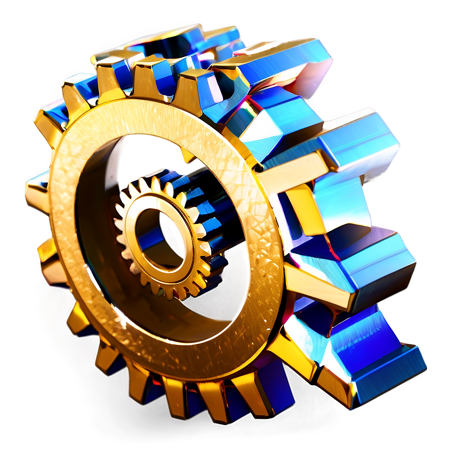 Golden Gear Icon Png Nmb PNG