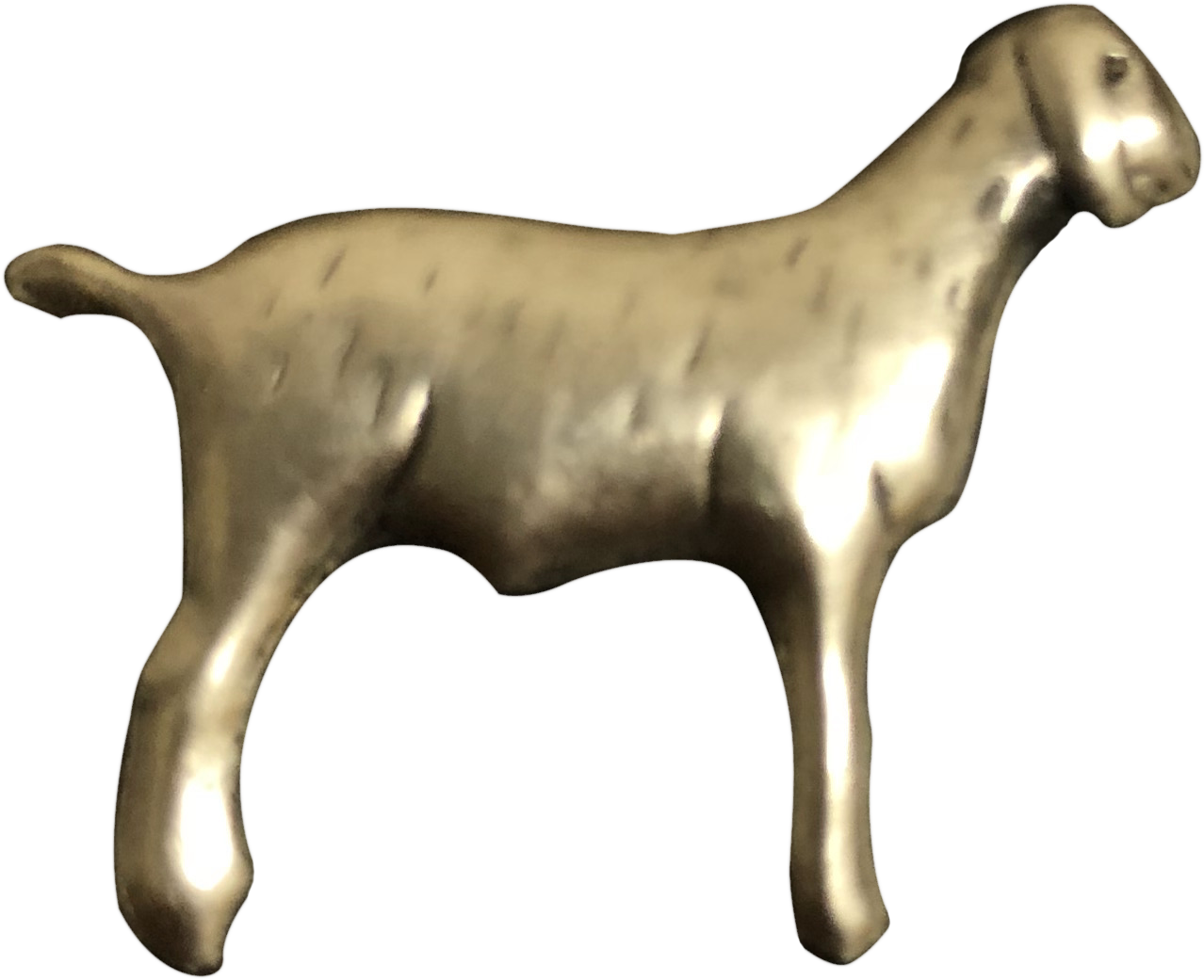 Download Golden Goat Statuette | Wallpapers.com