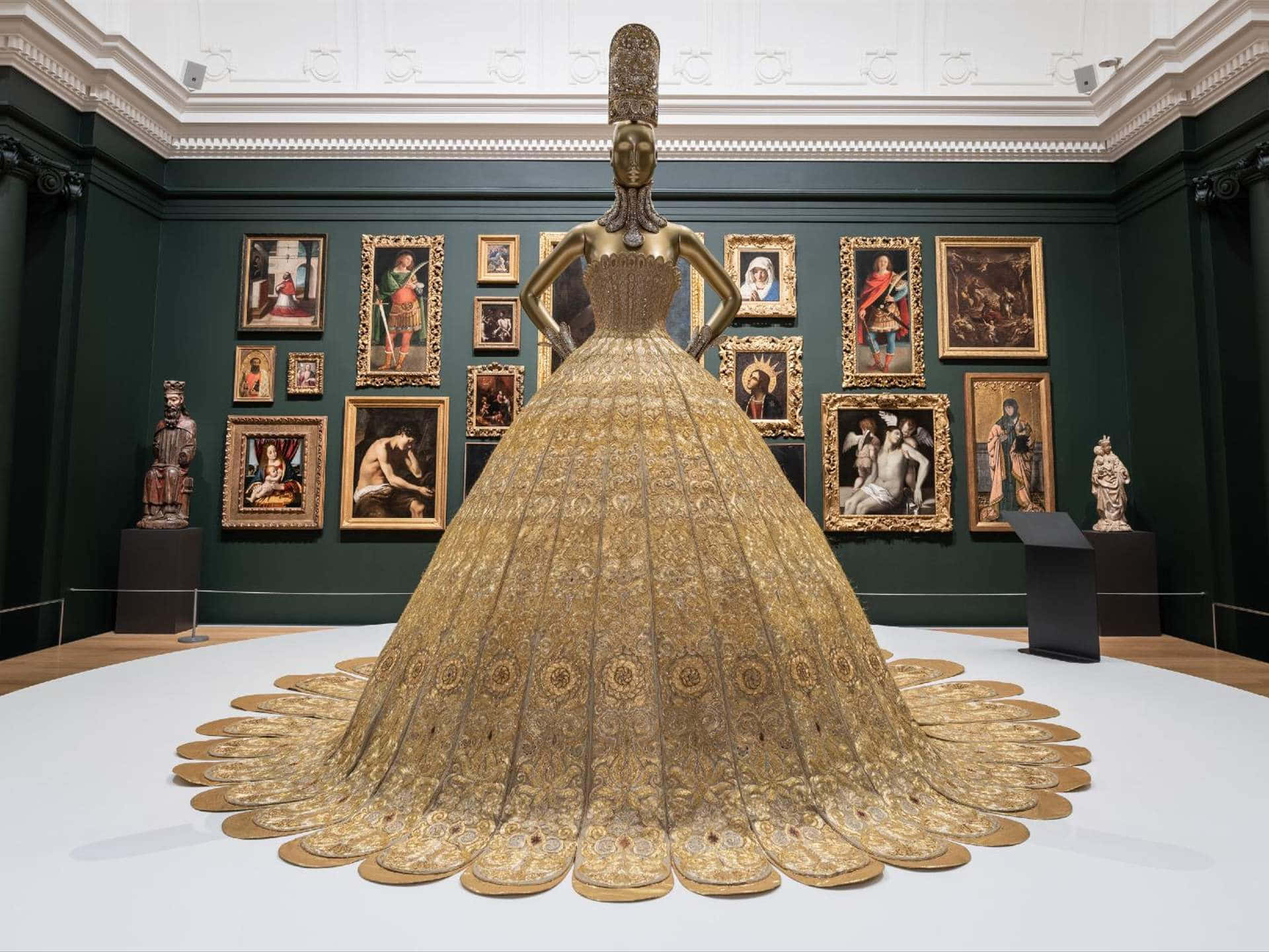 Gouden Gown Kunsttentoonstelling Auckland Achtergrond