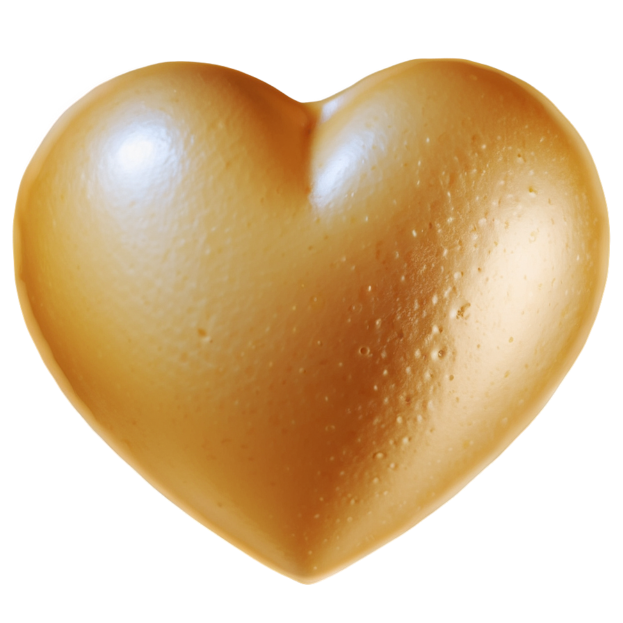 Golden Heart Emoji Png Gkg PNG