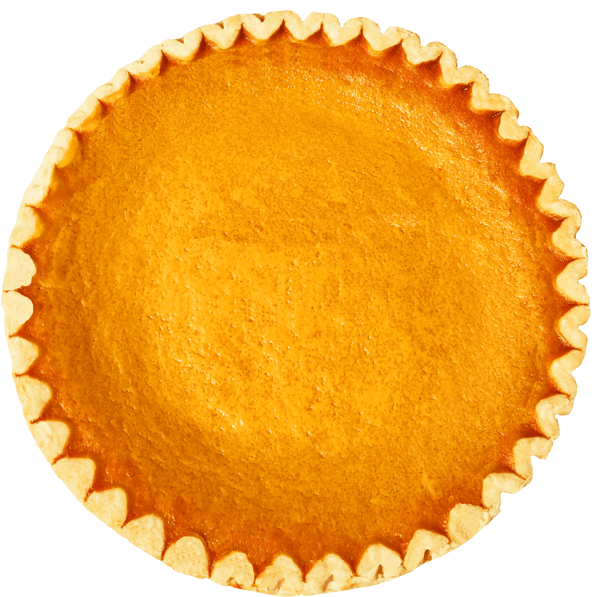 Golden Homemade Pumpkin Pie PNG