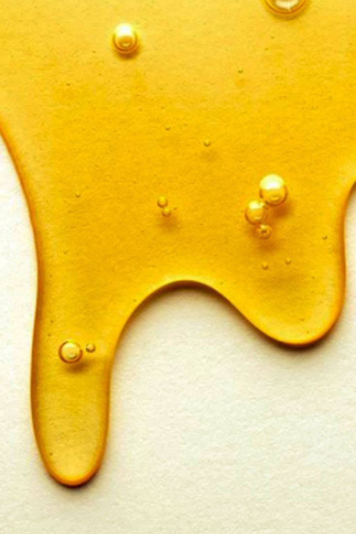 Golden Honey Dripping Wallpaper