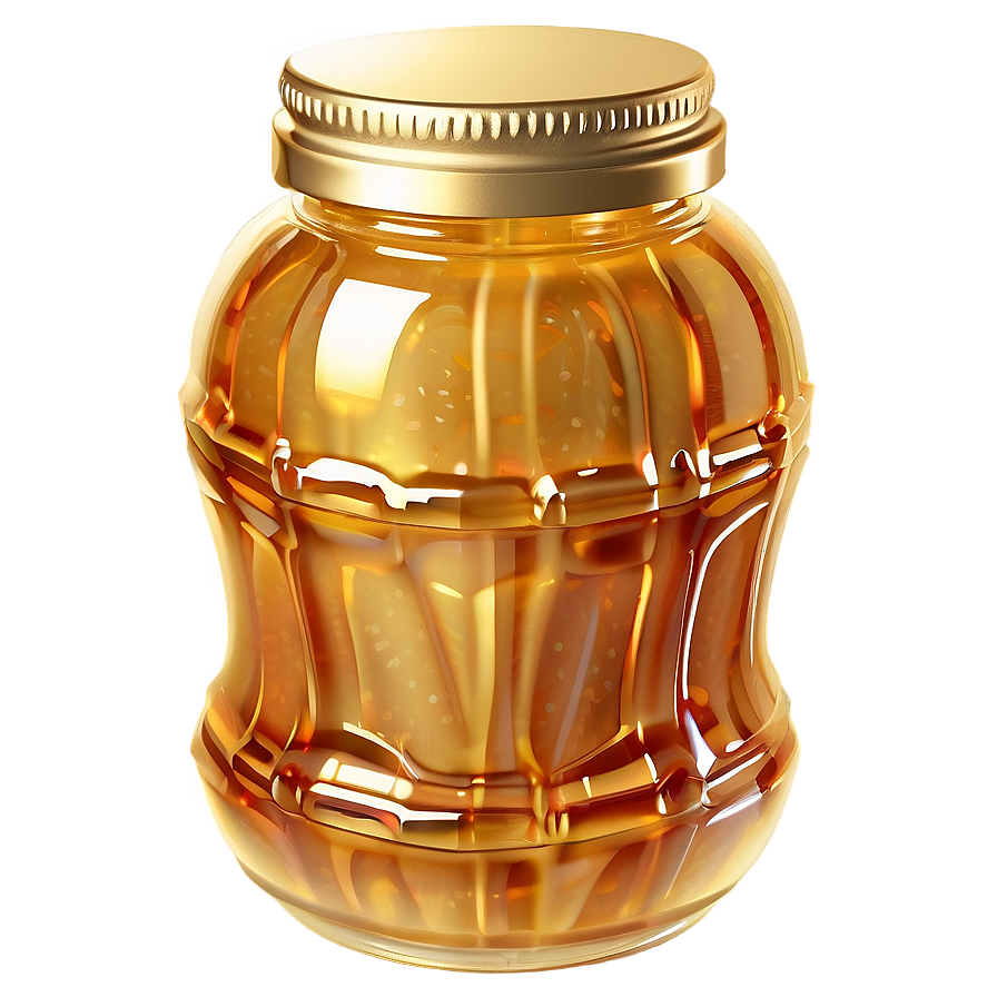 Golden Honey Jar Png Krx66 PNG