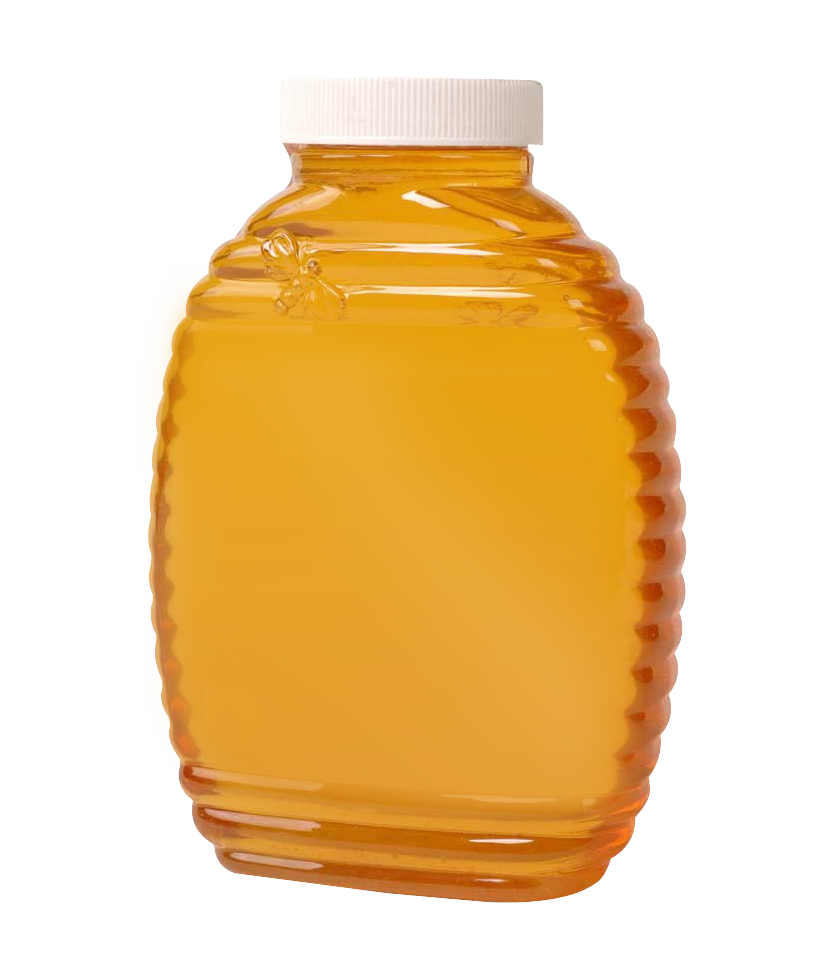 Golden Honeyin Plastic Jar PNG