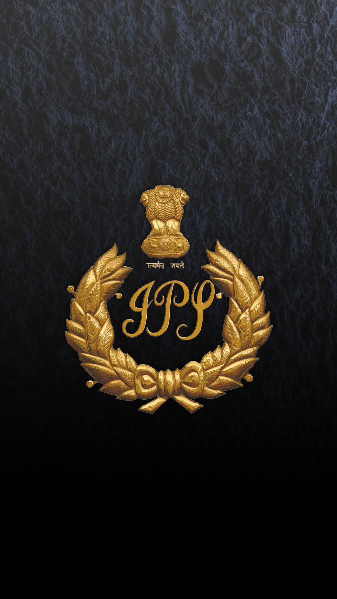 Golden IPS Logo Dark Wallpaper