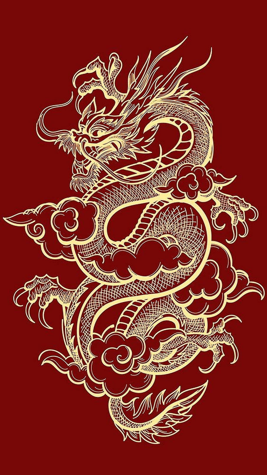 100+] Japanese Dragon Tattoo Wallpapers
