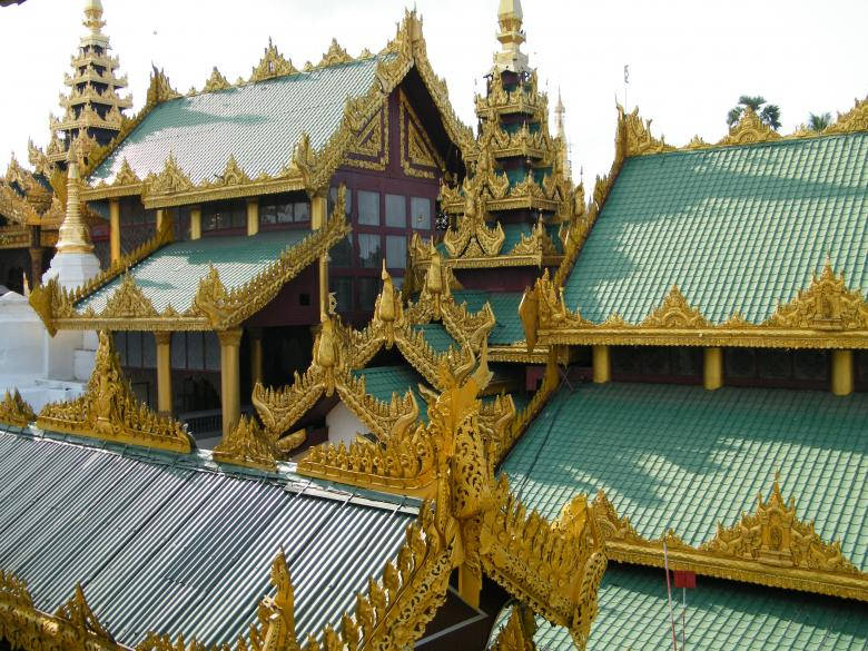 Golden Kanbawzathadi Palace In Bago Myanmar Wallpaper