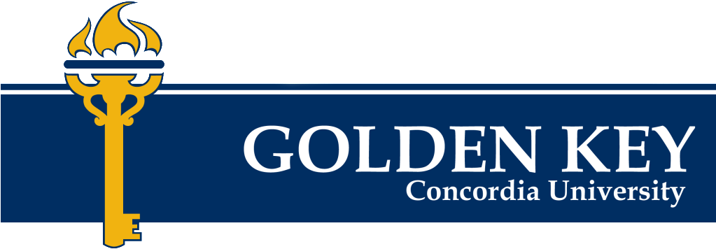 Golden Key Concordia University Logo PNG