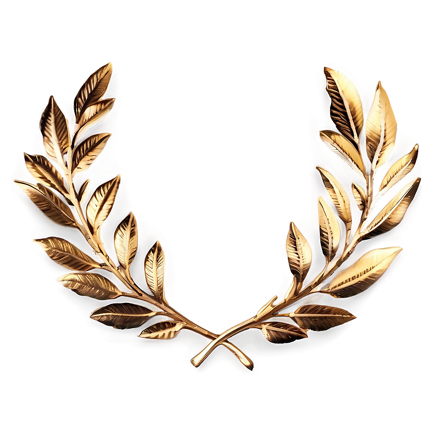 Golden Laurel Png Cey74 PNG