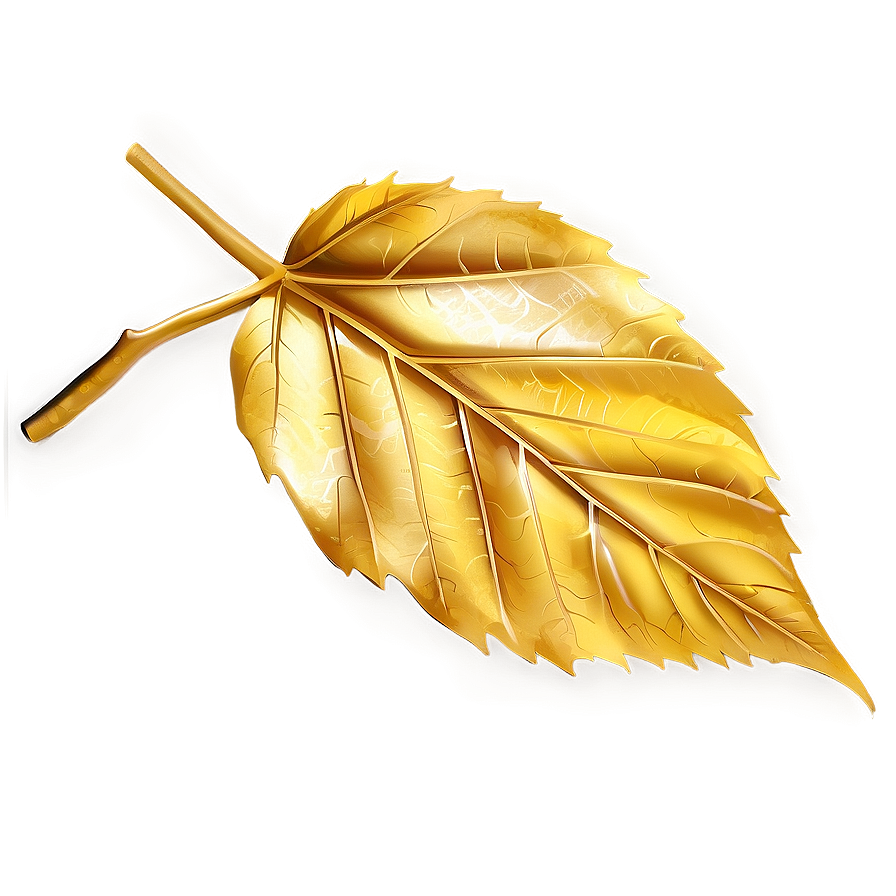 Golden Leaf Png 05032024 PNG