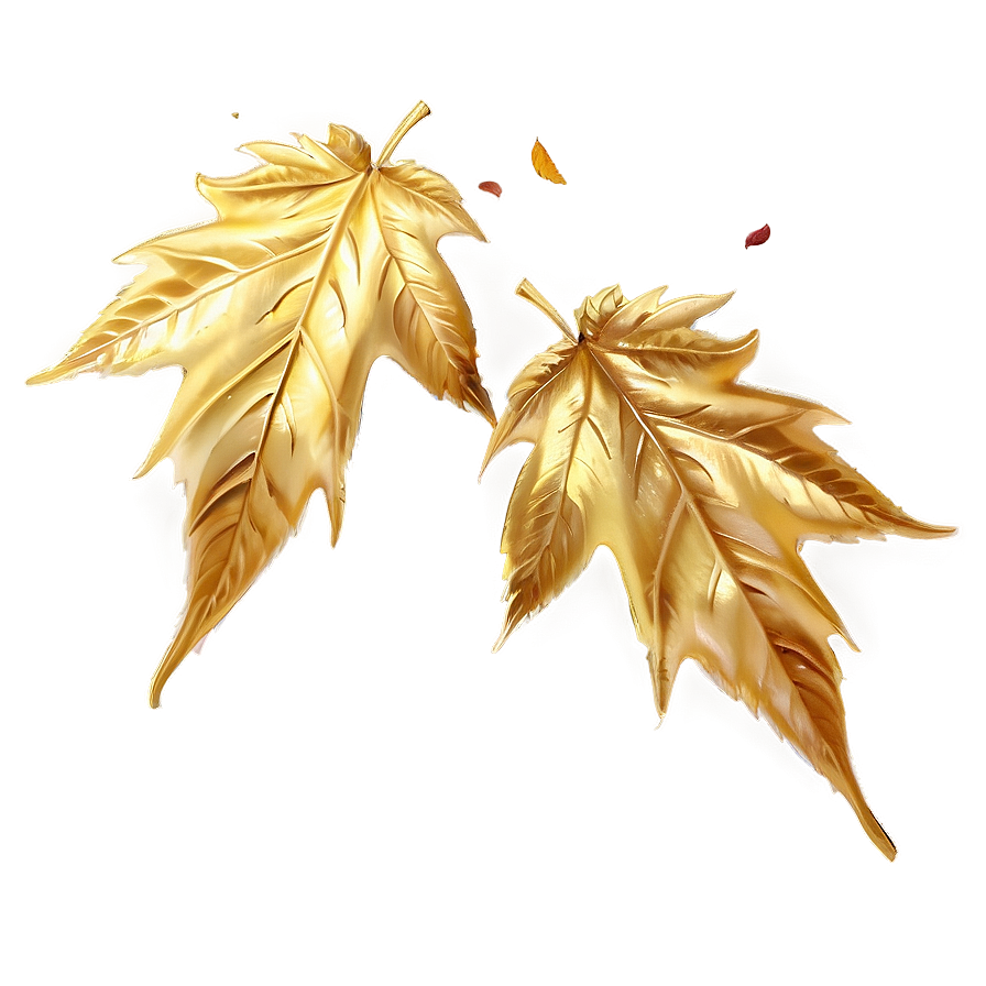 Golden Leaves Falling Png 85 PNG