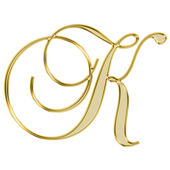 Golden Letter A PNG