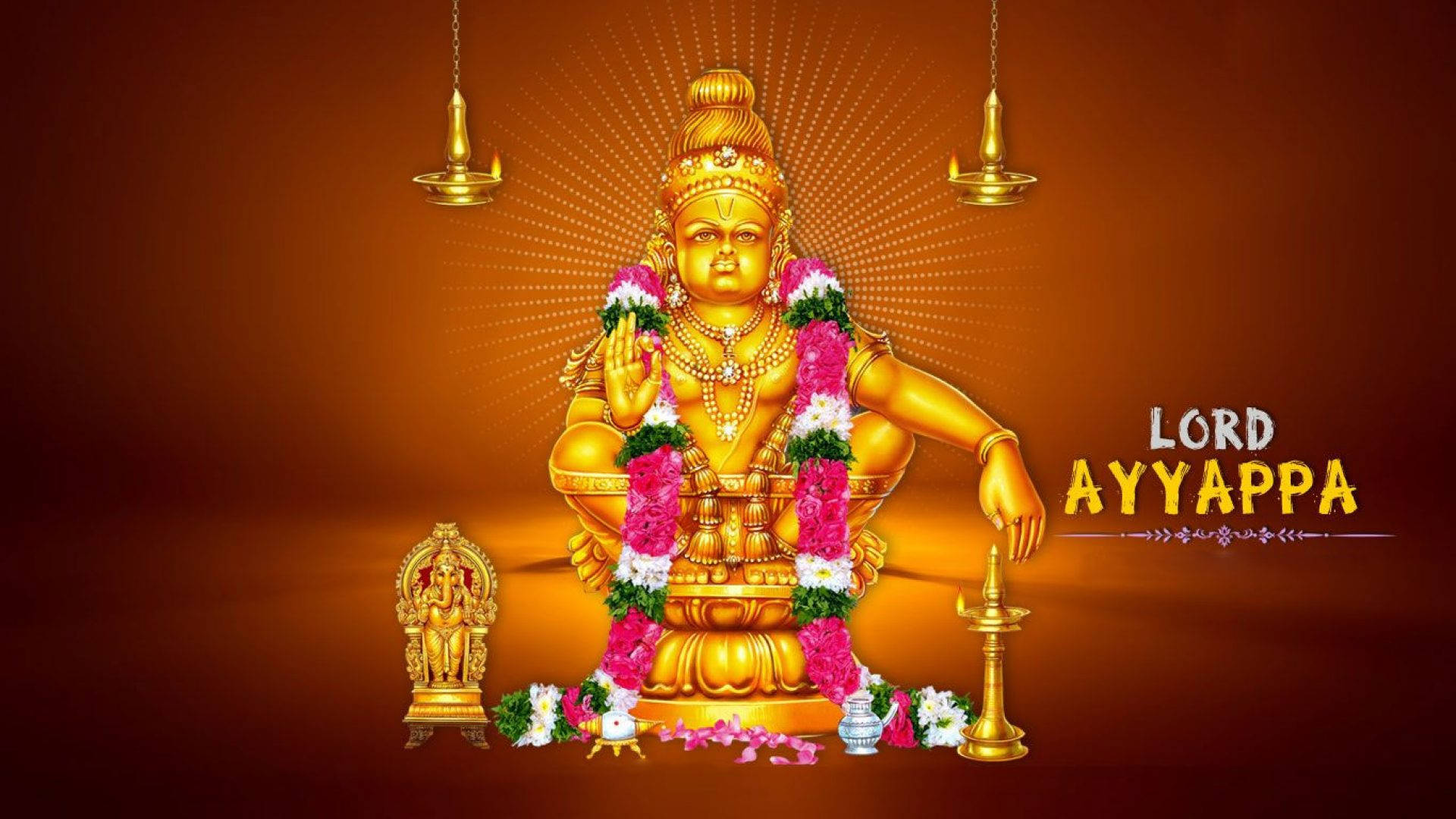 Golden Lord Ayyappan