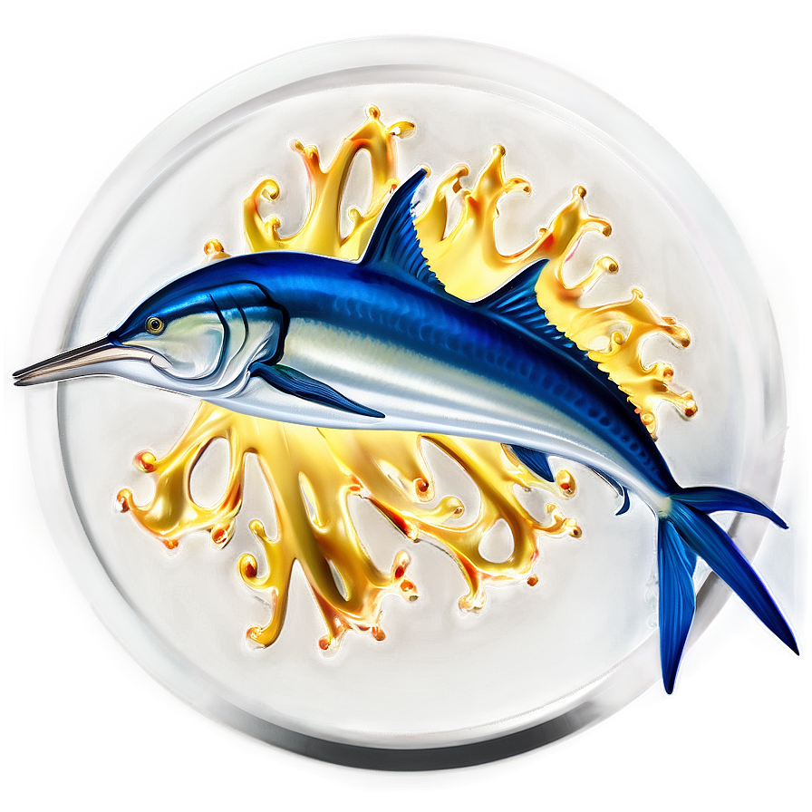 Golden Marlin Png Rrc53 PNG