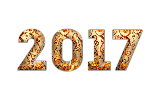 Golden_ New_ Year_2017 PNG