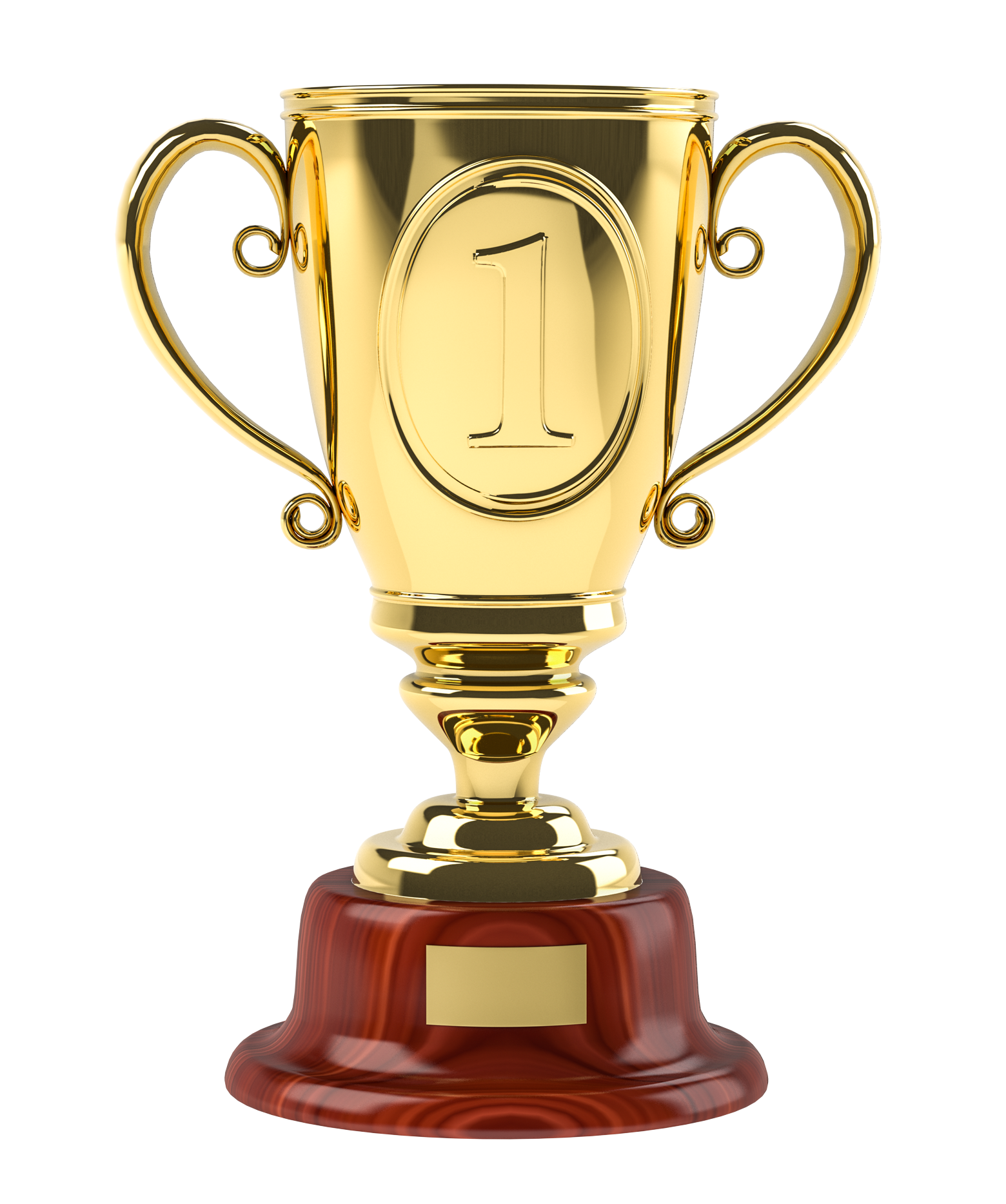 Golden Number One Trophy.png PNG