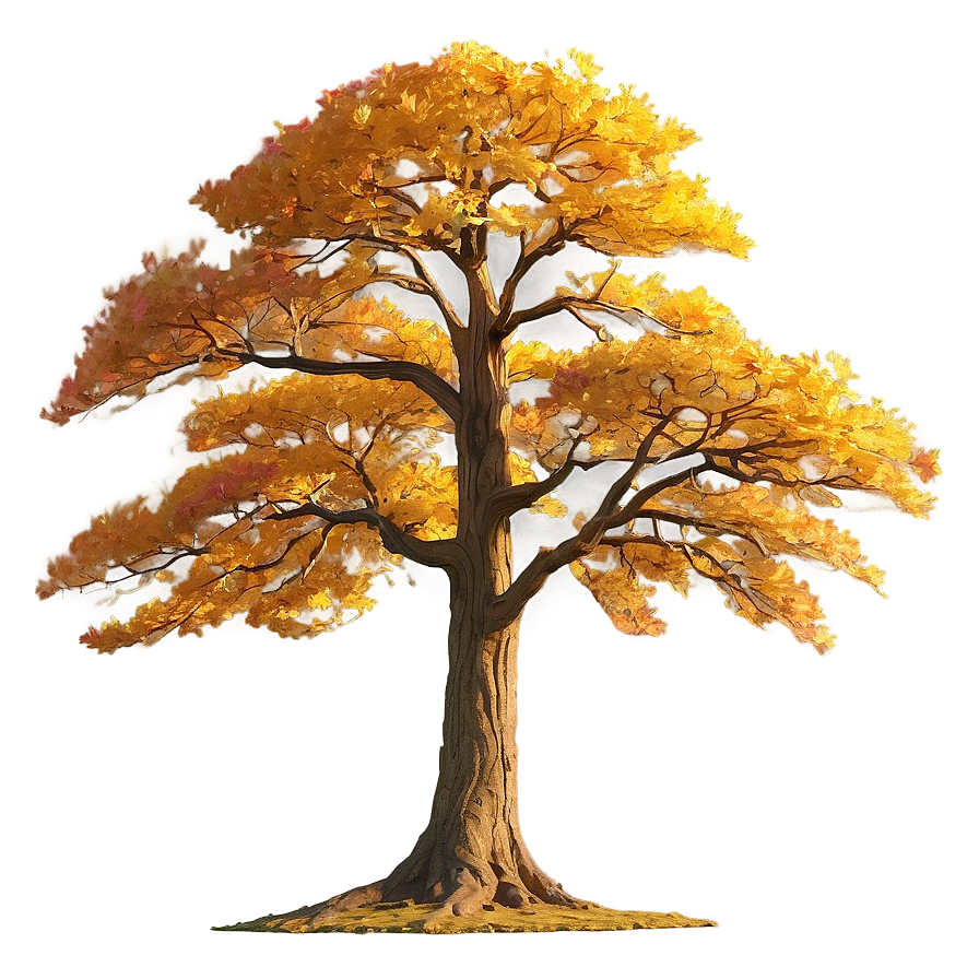 Golden Oak Sunset Png Hnw PNG