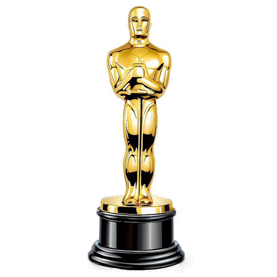 Golden Oscar Trophy Png Rub14 PNG