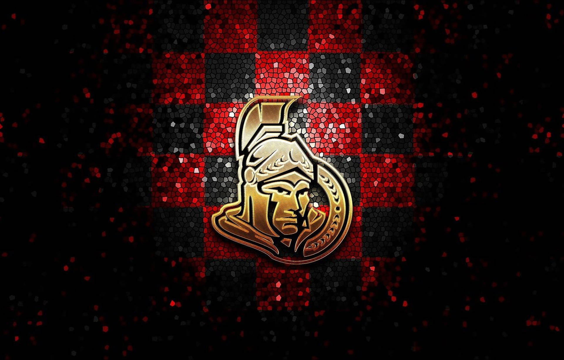 Golden Ottawa Senators Logo Wallpaper