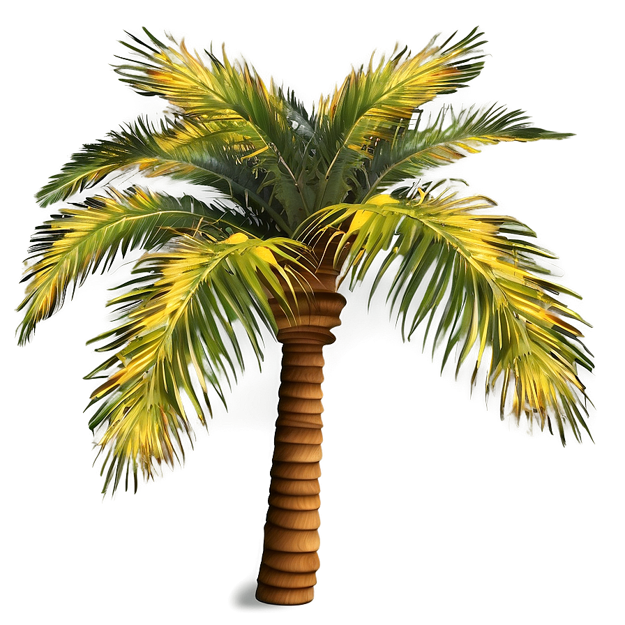 Download Golden Palm Tree Png 04292024 | Wallpapers.com