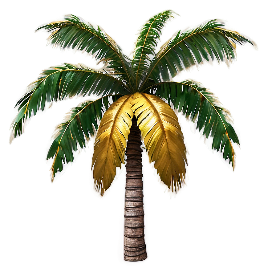 Golden Palm Tree Png 70 PNG