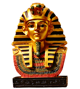 Golden_ Pharaoh_ Statue PNG