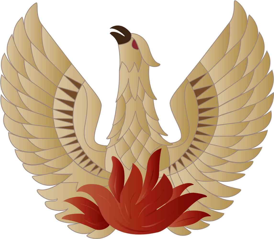 Golden Phoenix Artwork PNG