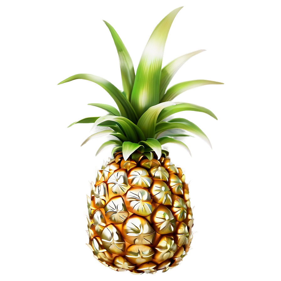 Golden Pineapple Png 14 PNG