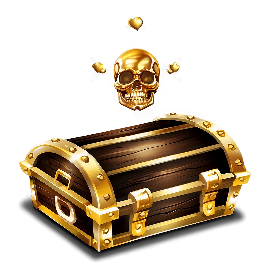 Golden Pirate Treasure Png 06242024 PNG