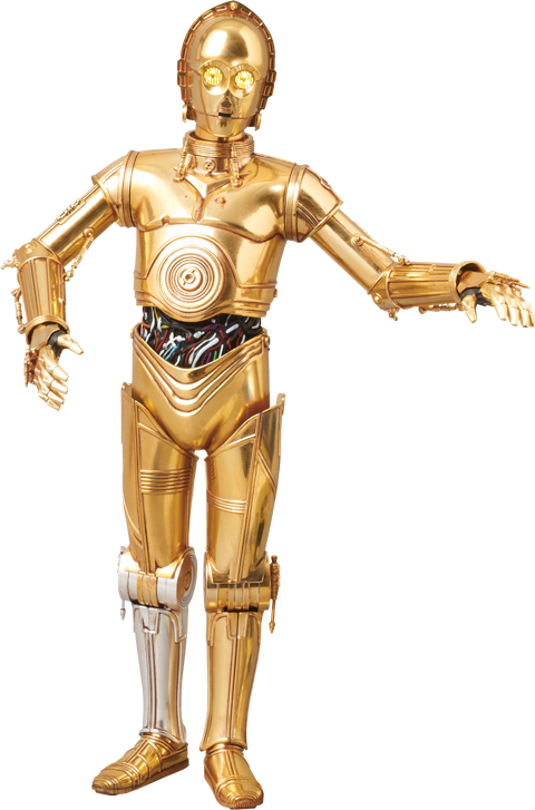Golden Protocol Droid P N G Image PNG