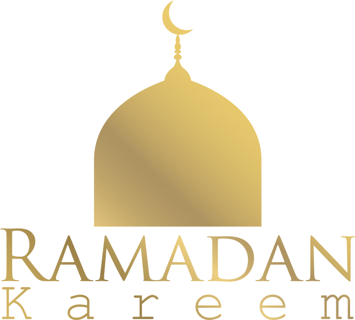 Golden Ramadan Kareem Dome PNG