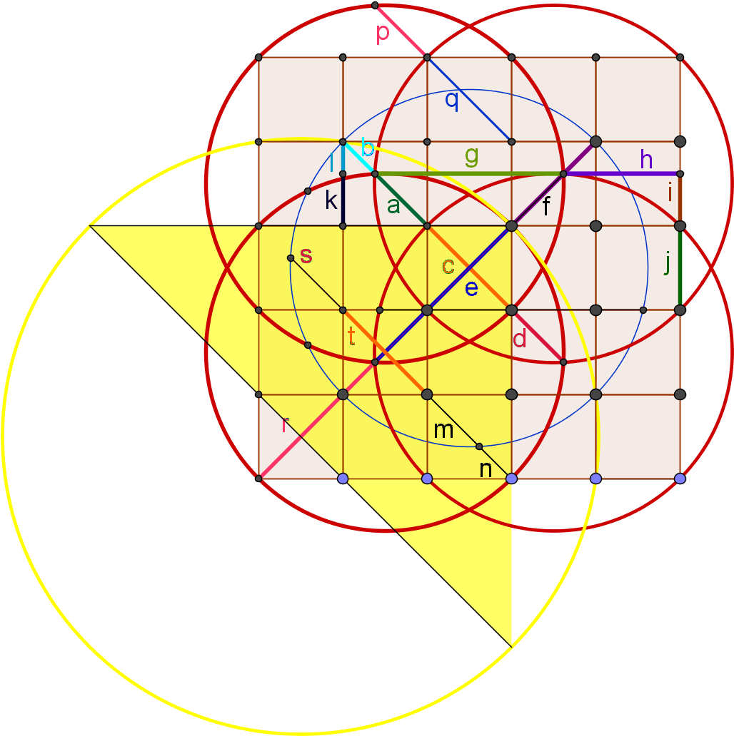 Golden Ratio Geometry Overlay PNG
