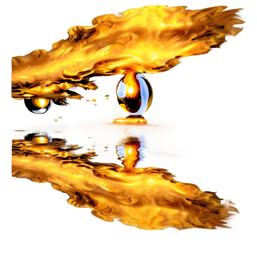 Golden Reflection Png Eae38 PNG