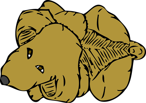 Golden Retriever Cartoon Illustration PNG