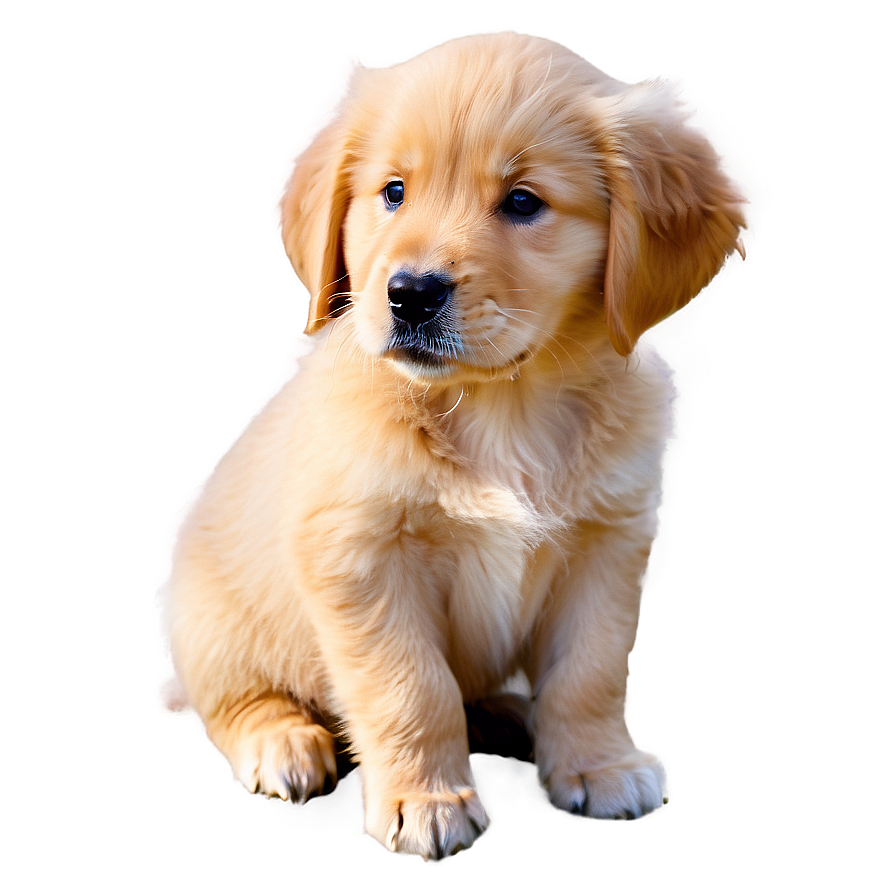 Golden Retriever Puppy Close-up Png 96 PNG