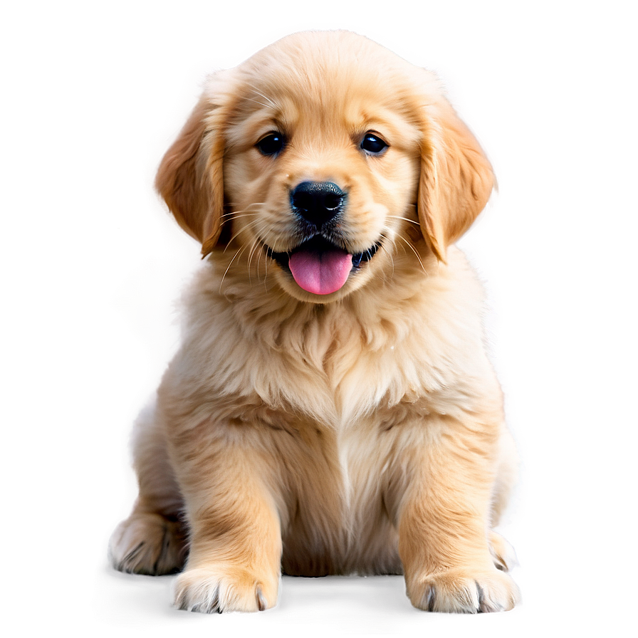 Golden Retriever Puppy Close-up Png Ghe PNG