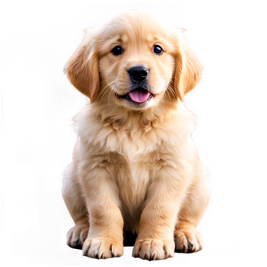 Golden Retriever Puppy D PNG