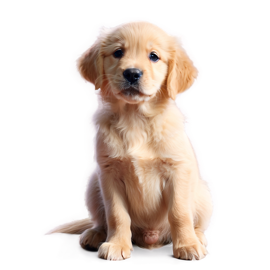 Golden Retriever Puppy In Sunlight Png 87 PNG