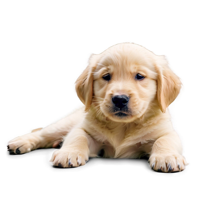 Golden Retriever Puppy Winking Png Wkl PNG