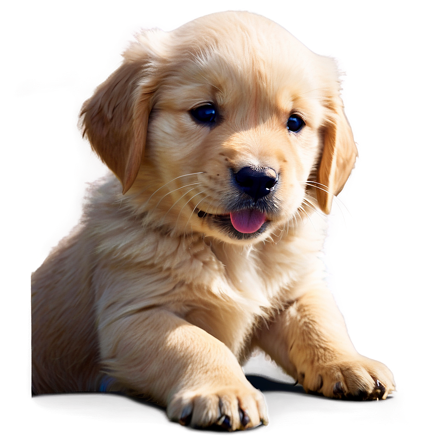 Golden Retriever Puppy With Puppies Png Qnx PNG